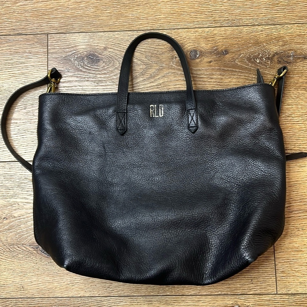 Madewell The Zip Top Transport Carryall in Black